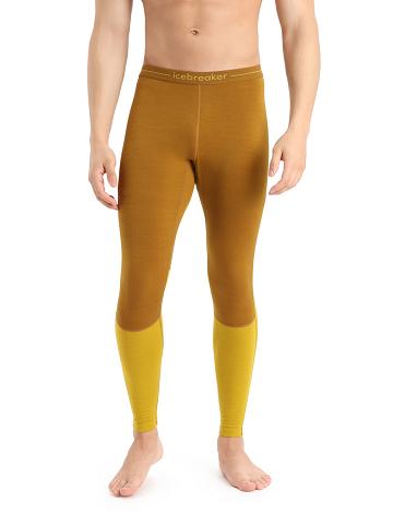 Base Layers Icebreaker 200 ZoneKnit™ Merino Leggings Homme Doré | FR 1340WNBY